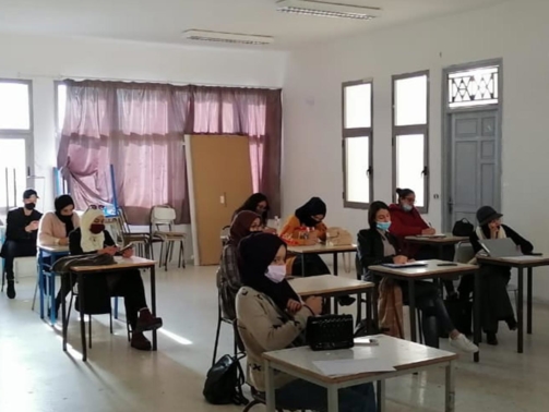 Workshop-au-profit-des-étudiants-de-l'ISAM-à-Mahdia